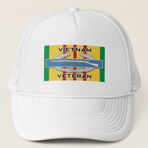 CIB Vietnam Veteran Trucker Hat