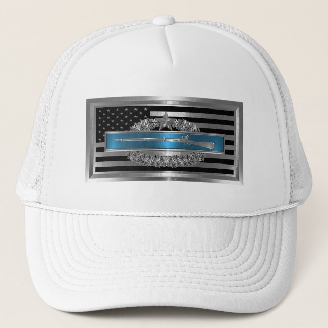 CIB with Combat Star Trucker Hat (Front)