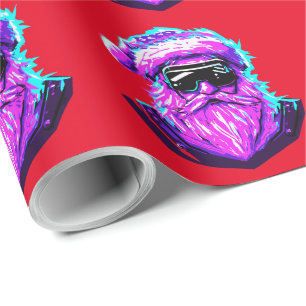 Ciberpunk Santa 2 Wrapping Paper