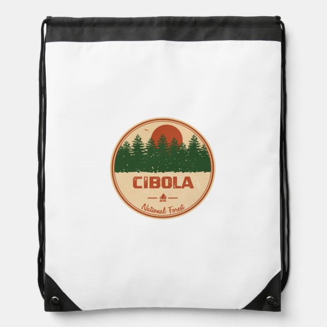Cibola National Forest Drawstring Bag (Front)