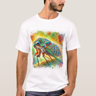 Cicada 060824AREF150 - Watercolor T-Shirt