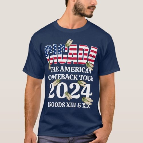 CICADA American Comeback Tour 2024 T_Shirt