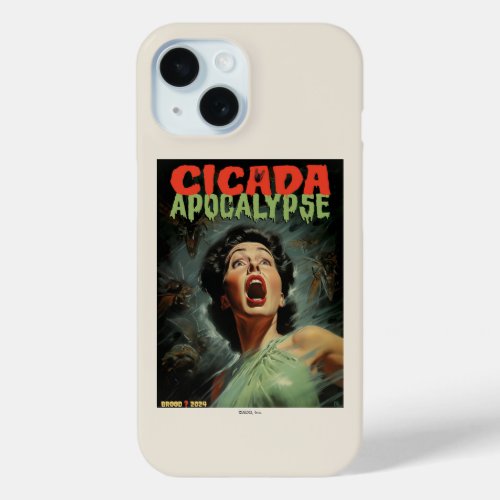 Cicada Apocalypse 2024 iPhone 15 Case