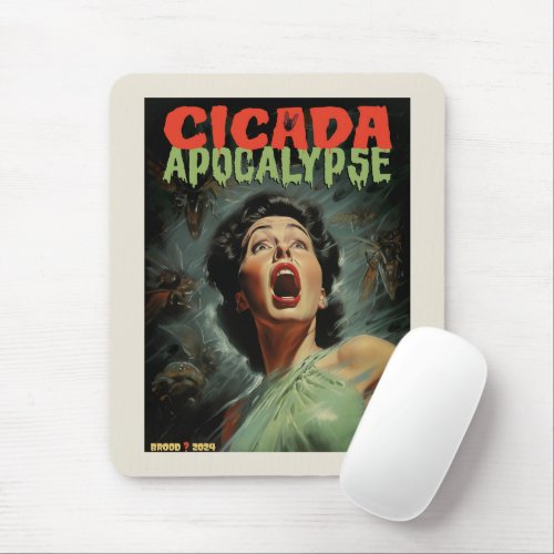 Cicada Apocalypse 2024 Mouse Pad