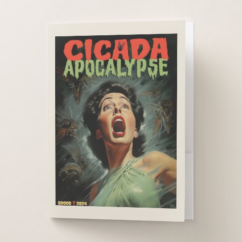 Cicada Apocalypse 2024 Pocket Folder