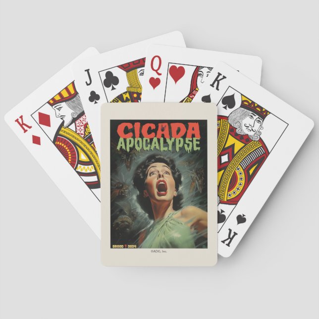 Cicada Apocalypse 2024 Poker Cards (Back)