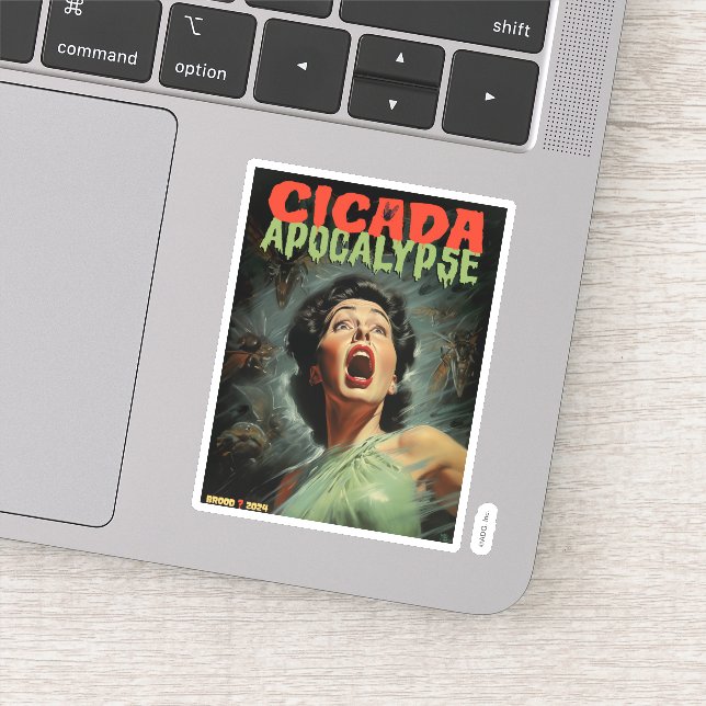 Cicada Apocalypse 2024 Sticker (Detail)