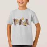 Cicada Band With Gong, Trumpet And Drum T-shirt at Zazzle