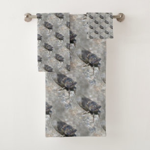 Cicada Bug Face Nature Pattern     Bath Towel Set