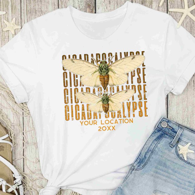Cicada Cicadapocalypse 2024 Custom Location T-Shirt (Creator Uploaded)