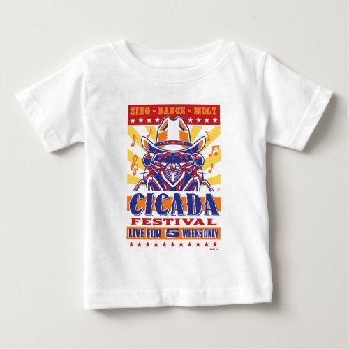 Cicada Country Music Festival Baby T_Shirt