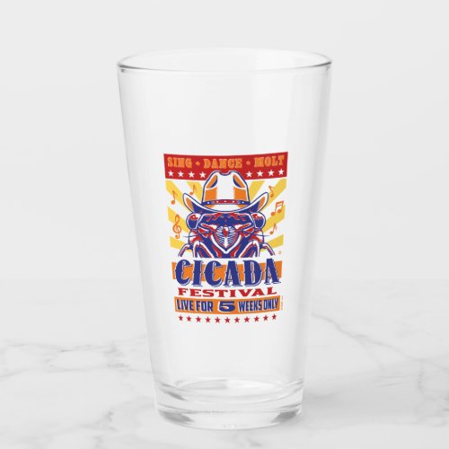 Cicada Country Music Festival Glass