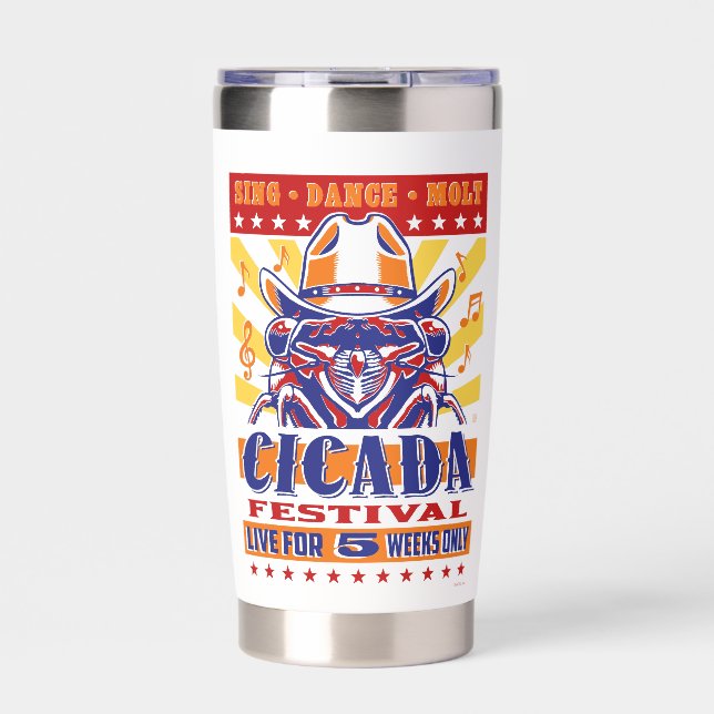 Cicada Country Music Festival Insulated Tumbler (Front)
