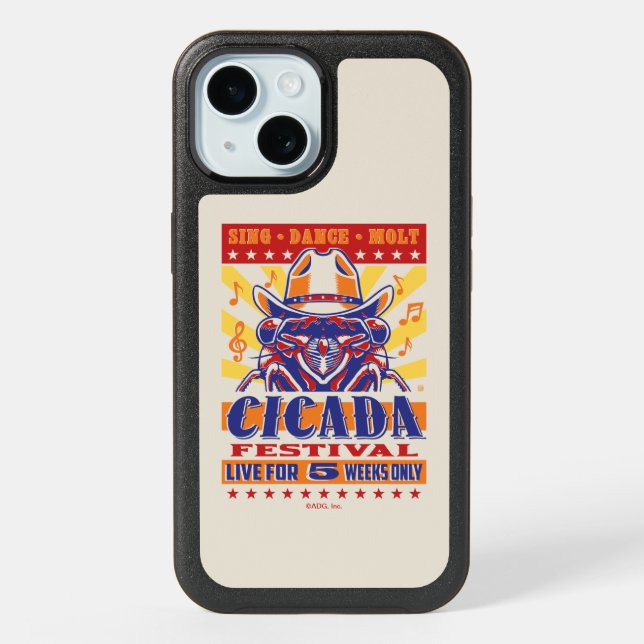 Cicada Country Music Festival iPhone 15 Case (Back)