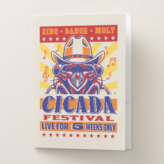 Cicada Country Music Festival Pocket Folder (Front)