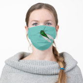 Cicada insect adult cloth face mask (Worn)
