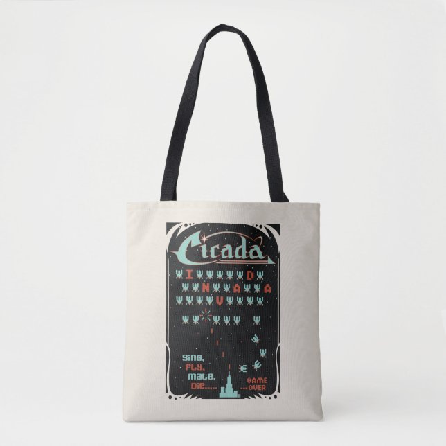 Cicada Invada Tote Bag (Front)