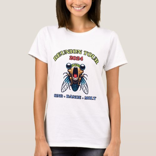 Cicada Invasion 2024 Bug Lover Gift Funny Insect T_Shirt