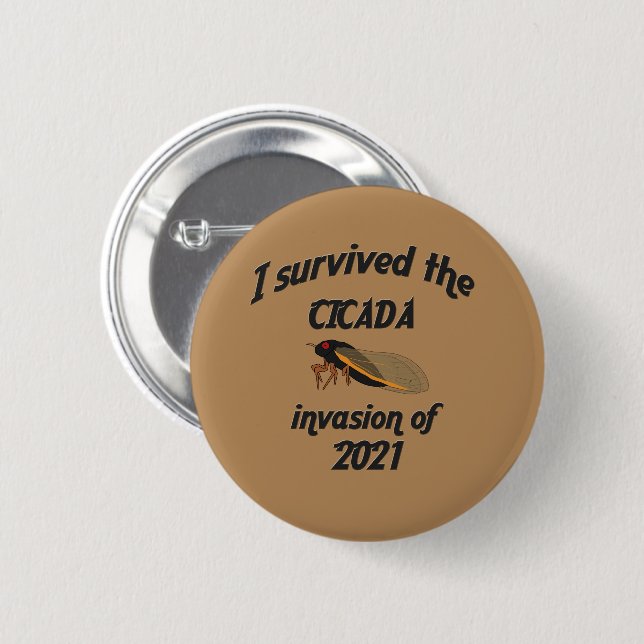Cicada Invasion Button (Front & Back)