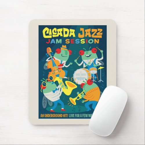 Cicada Jazz Jam Session Mouse Pad