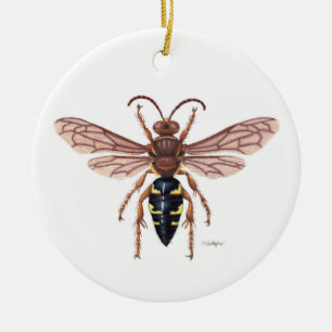 Cicada killer ornament