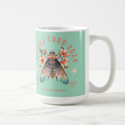 Cicada Lover Cicada Fest 2024 Broods XIX  XIII Coffee Mug