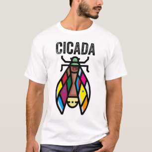 Cicada Lover Insecte Cute Cicada Insecte Tymbals   T-Shirt