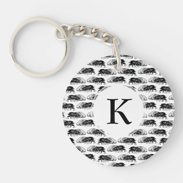 Cicada - Magicicada - Emergence Elegant Pattern Keychain (Front)