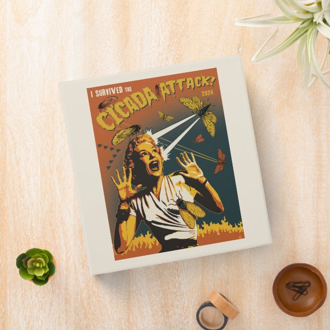 Cicada Screaming Lady 2024 3 Ring Binder (In Situ)