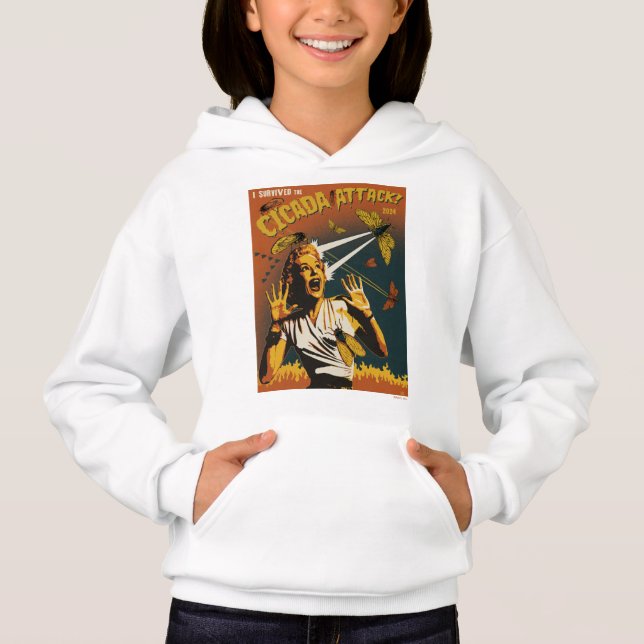 Cicada Screaming Lady 2024 Hoodie (Front)