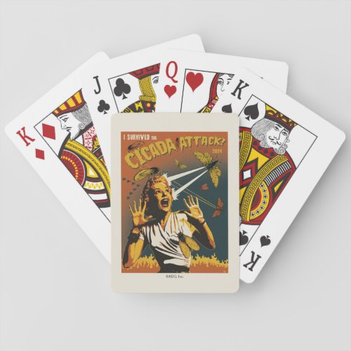 Cicada Screaming Lady 2024 Playing Cards