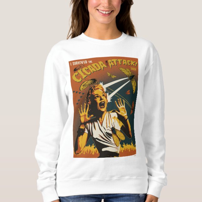 Cicada Screaming Lady 2024 Sweatshirt (Front)