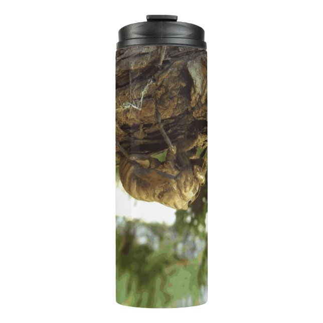 Cicada shell. It was in a hurry. Thermal Tumbler (Front)