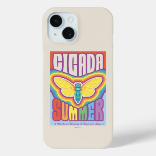 Cicada Summer Love iPhone 15 Case