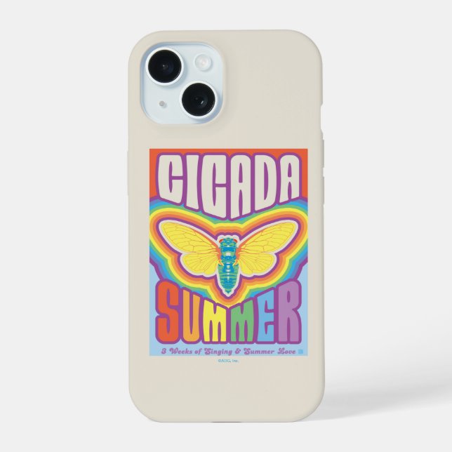 Cicada Summer Love Iphone Case (Back)