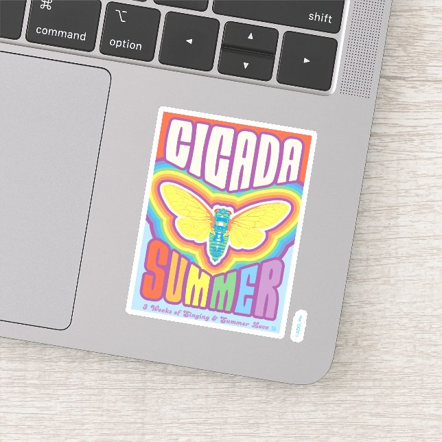 Cicada Summer Love Sticker (Detail)
