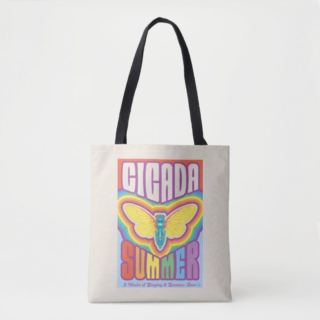 Cicada Summer Love Tote Bag (Front)