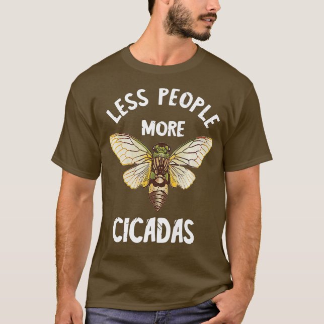 Cicada Swarm Invasion Magicicada Brood Insect T-Shirt (Front)