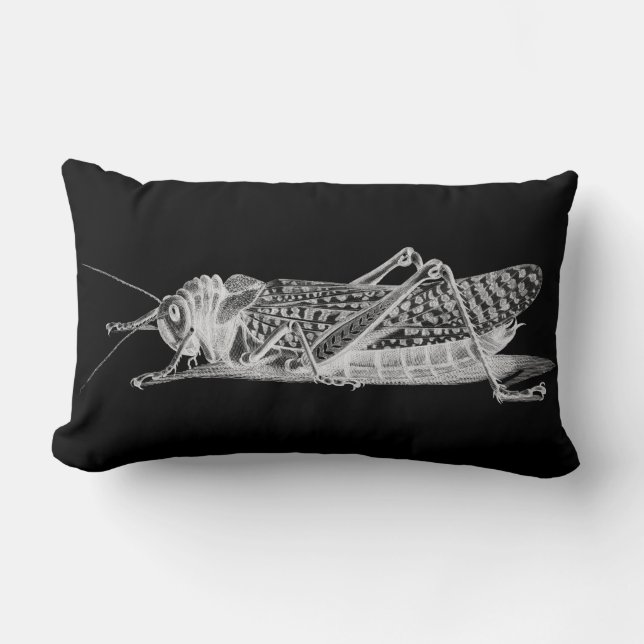 Cicada Throw Pillow (Front)