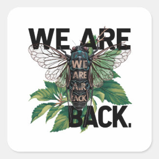 cicada-tshirt-design square sticker