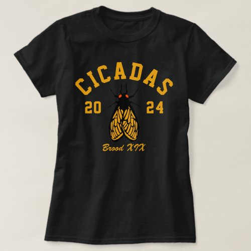 Cicadas 2024 College Style T_Shirt