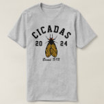 Cicadas 2024 College Style T-shirt at Zazzle