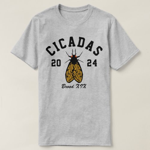 Cicadas 2024 College Style T_Shirt