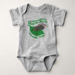 Cicadas 2024 They&#39;re Here Baby Bodysuit at Zazzle