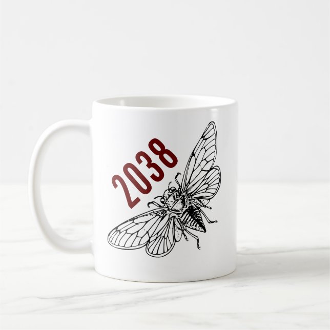 Cicadas 2038 coffee mug (Left)