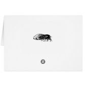 Cicadas - Cigales - Magicicadas - Summer Buzz Cards (Back Horizontal)