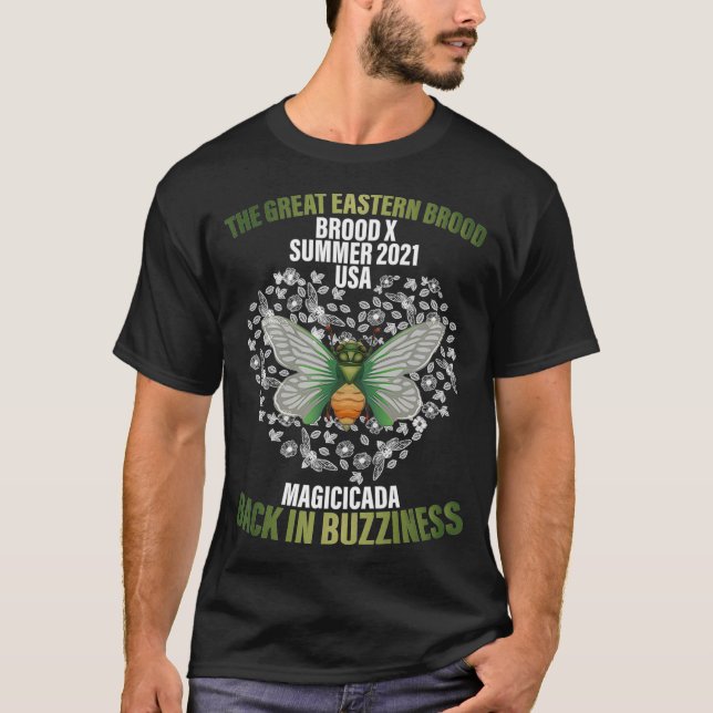 Cicadas Great Eastern Brood X usa 2021 Insect T-Shirt (Front)