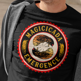 Cicadas Magicicada Emergence Funny Retro T-Shirt