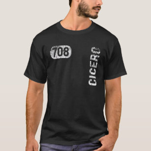 Cicero Illinois 708 Area Code Vintage Retro T-Shirt