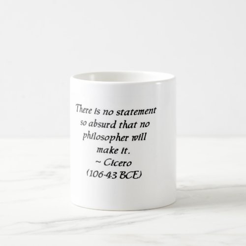 Cicero on philosophers mug